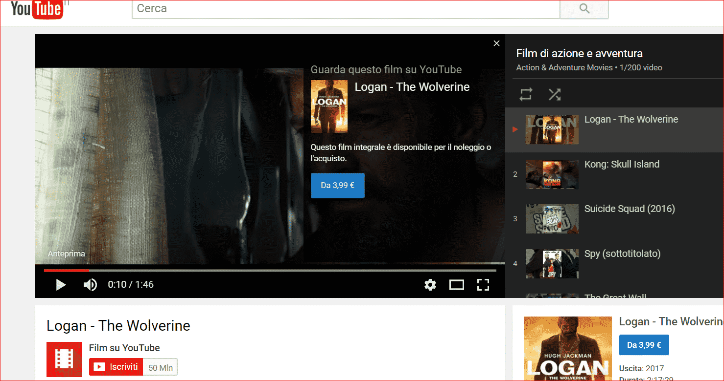 Come comprare un film su youtube e risparmiare